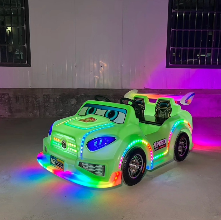Licensed Amusement Park Ride on Electric SUV for Kids-Indoor/Outdoor Home Use Plastic Construction Adjustable Speed