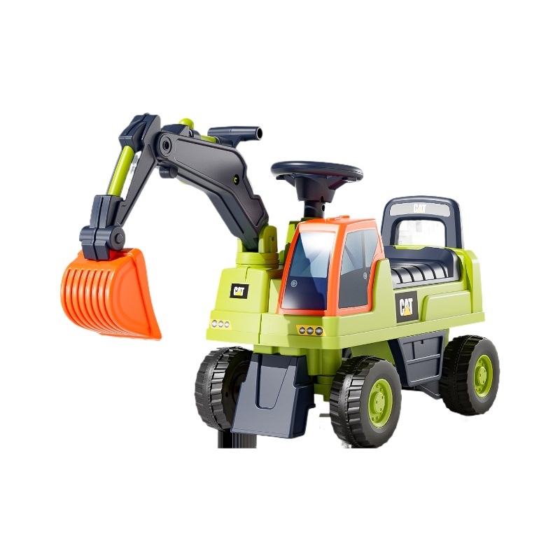 Large Electric Excavator Ride-On Toy for Boys and Girls Children's Construction Vehicle Stock Baby Car for Sitting and Digging