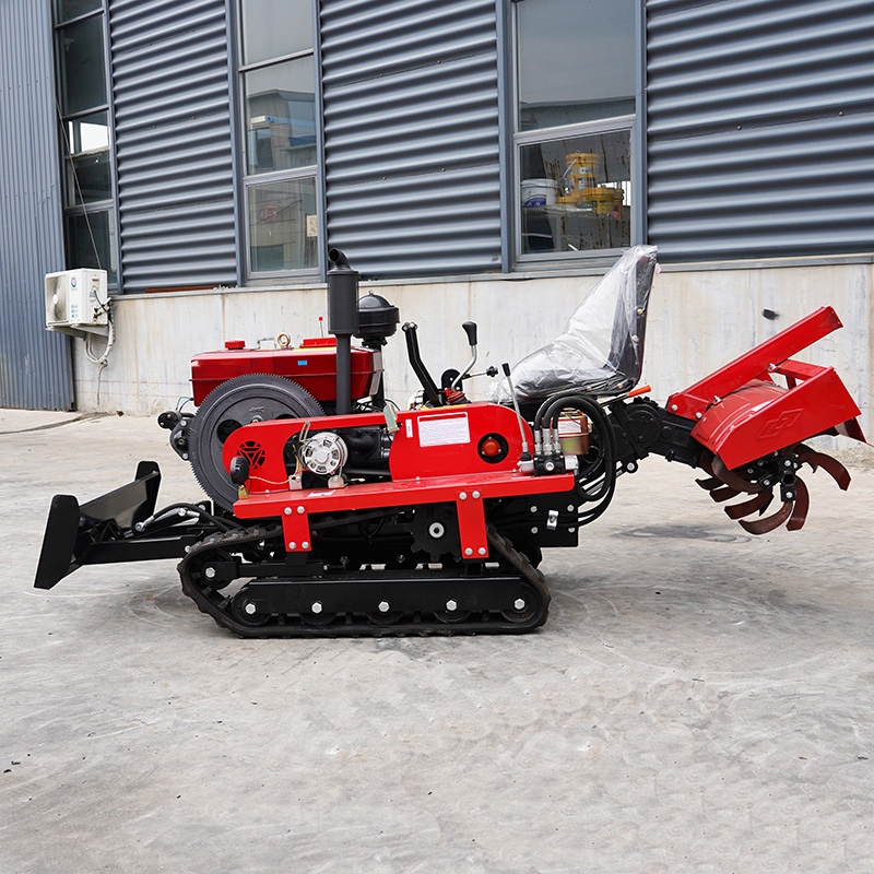 Multi-functional Crawler Tractor &amp; Ride-on Tractor 25-130HP with Rotary Tiller Free Delivery for Agricultural Use
