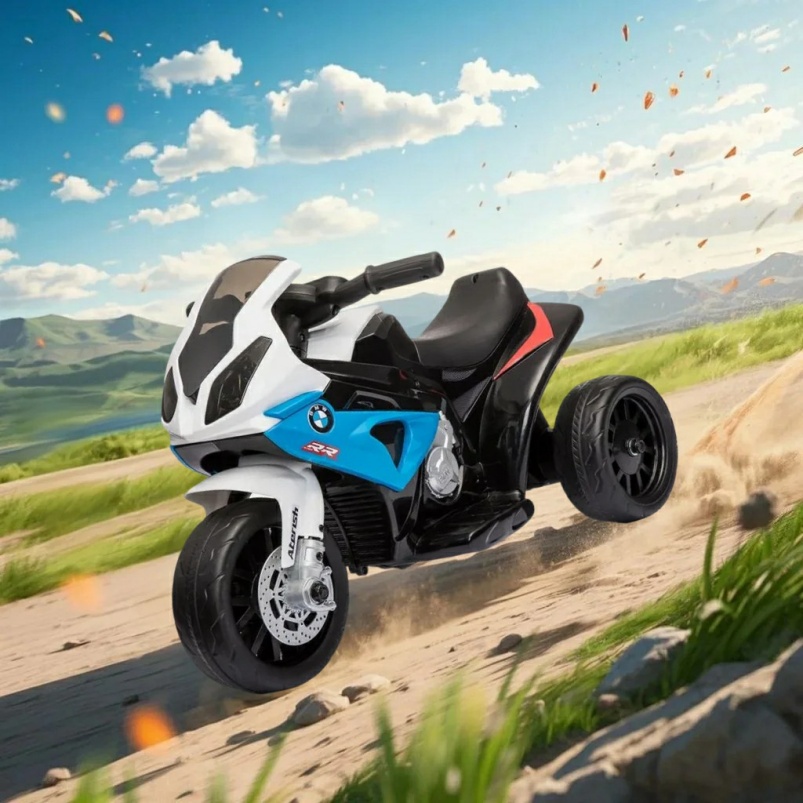 Licensed Link Brand for S1000RR 3-Wheel Electric Ride-On Car Battery Powered Plastic Toy for 5-7 Year Olds CE Certified