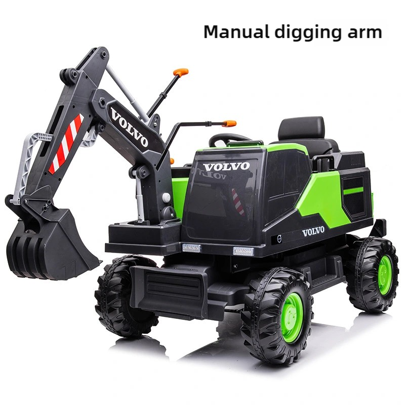 Licensed VOLVO Excavator Kids Ride on Car With Electronic 12V Kids Electric Car Remote Control Truck for Children