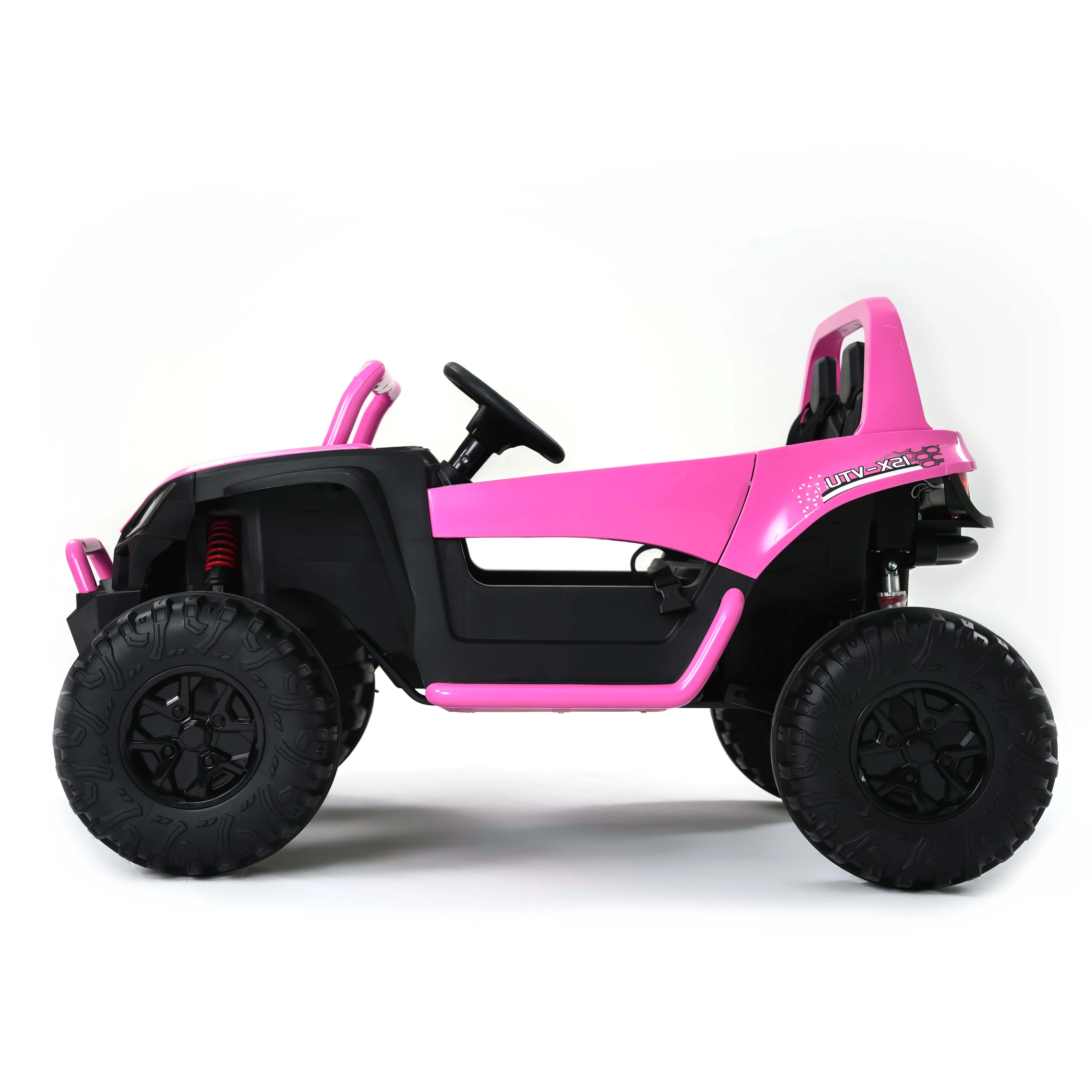 Pink Ride-on Car for Kids 2-Seater off-Road Adventure UTV