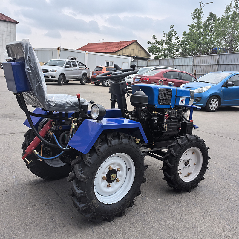 Wholesale Compact Multipurpose Farming Ride on Tractor 4 Wheel Diesel Power Cultivating Tractor for Household Farming