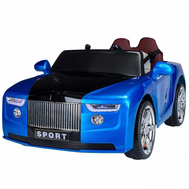 2022 12V Kids Electric Ride-On Car with Remote Pedal Power and 4 Wheels Plastic Material Cheap Price for Girl Kids