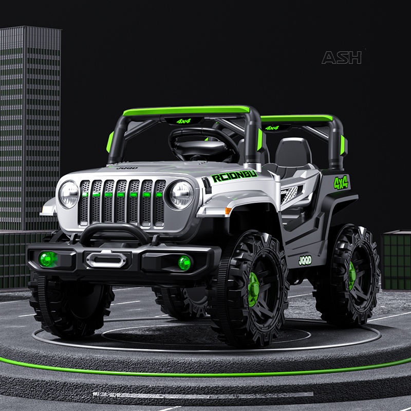 Children's Four-Wheel Drive Electric Ride-On Car Remote Control Battery-Powered Plastic UTV Voiture Electrique