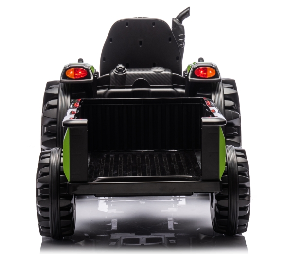 24V Ride on Toy Electric Tractor with Trailer, Kids Electric Vehicle