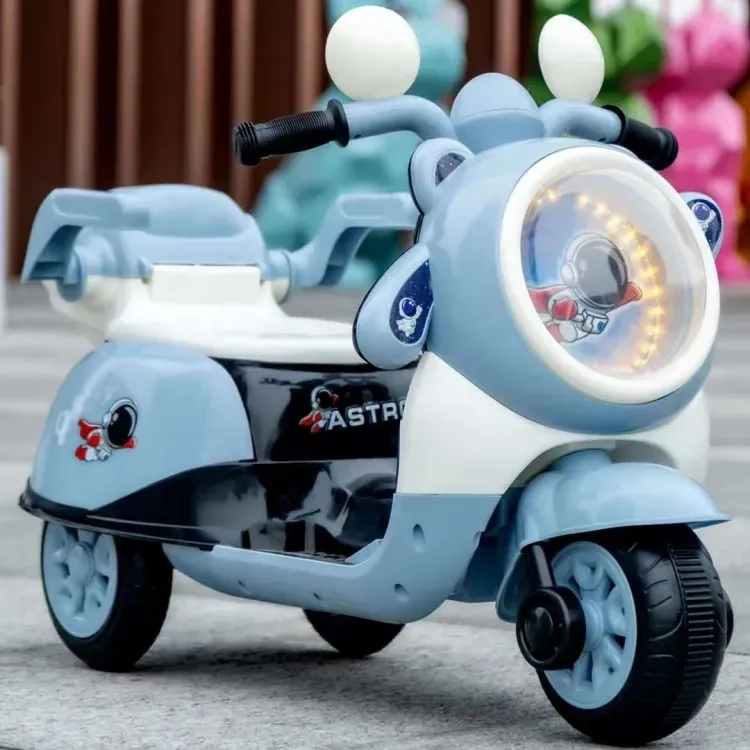 Wholesale Cheap Price Dog Image Battery Powered 3 Wheels Kids Ride Remote Control Electric Car MP3 Music Player Durable