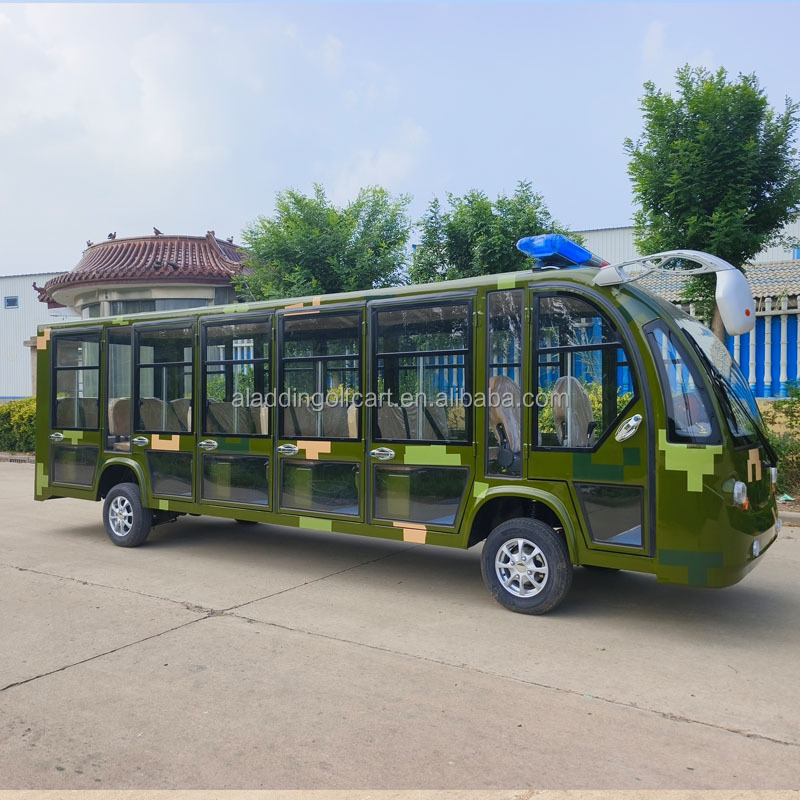 17 Seat Electric Amphibious Sightseeing Bus Emergency Fire Extinguishing Campus Security Patrol Car Fan Colored Three-wheel