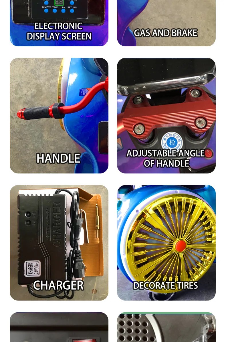 New Design Ride on Car Bumper Car with Remote Control for Sale 20ah Battery Bumper Car