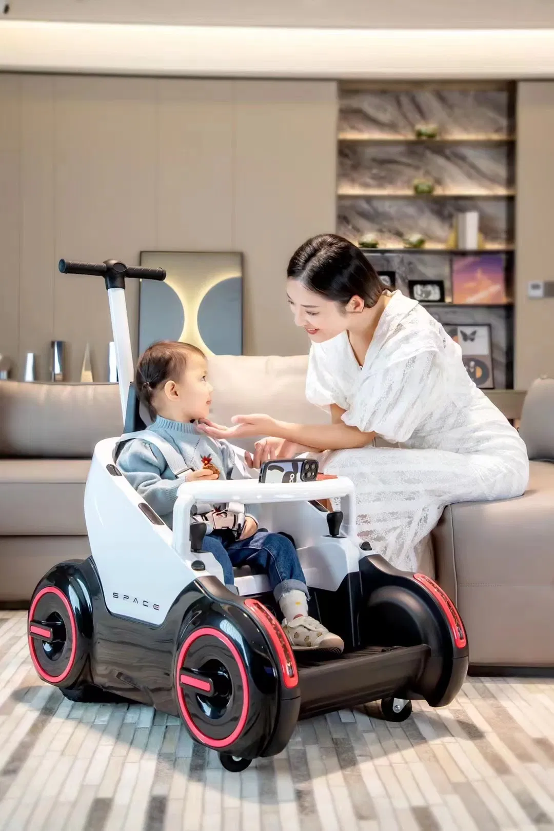 12V4.5, 2.4G Bluetooth Remote Control Kids Ride on Car with USB