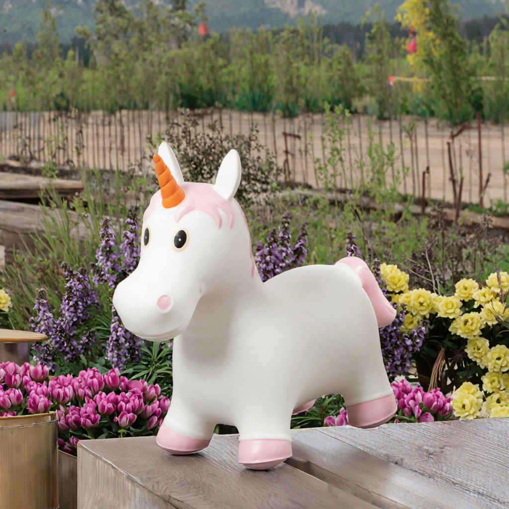 Pvc Material Factory Directly Custom Jumping Ride-on Toys Wholesale Outdoor Inflatable Animal Shape Bouncy Hopper Toy Sets