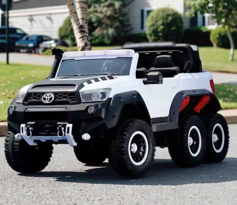 Toddler Best Gift 143cm for Remote Control ATV Battery-Powered Electric Ride-On Car with Leather Seats and Music for Kids