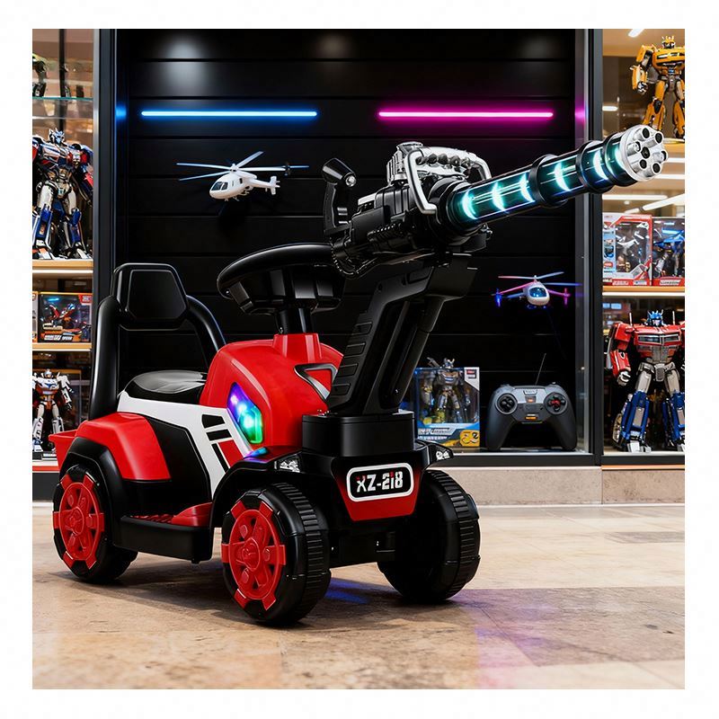 Rechargeable Electric Ride-On Excavator Construction Vehicle with Remote Control for Boys and Girls-Off-Road Adventure