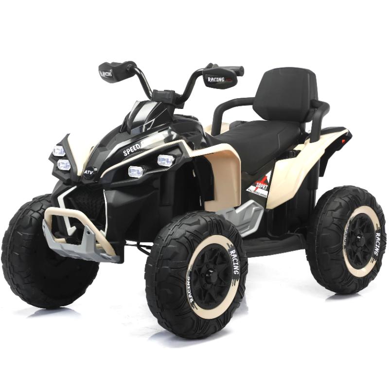 New 12V Kids' Electric Ride-on ATV 4x4 High Quality Large Space Unisex Plastic ATV Car for Children/Babies Aged 5 to 7 Years
