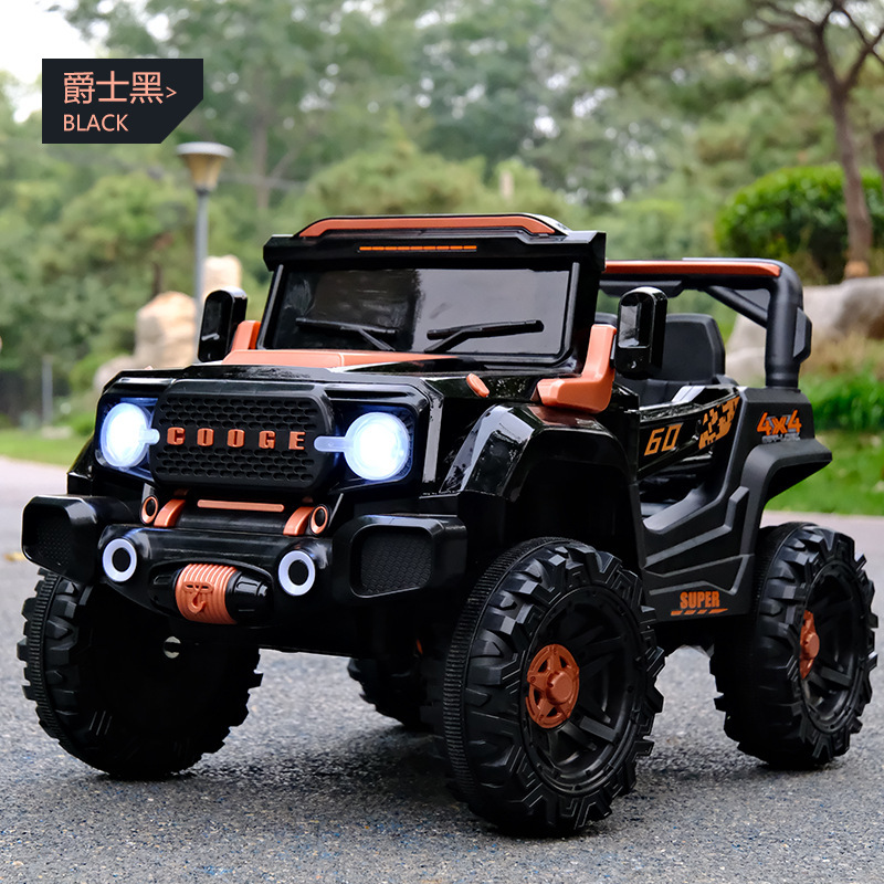 Cheap Price Dual-Seated Electric Ride-On Car for Kids Four-Wheel Off-Road Vehicle With Remote Control Toy for Boys and Girls