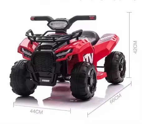 Unisex Kids Electric ATV Sport Ride-On Car 4X4 New 4-Wheel Parental Remote Control Plastic Battery-Powered Toy 2-4 Years