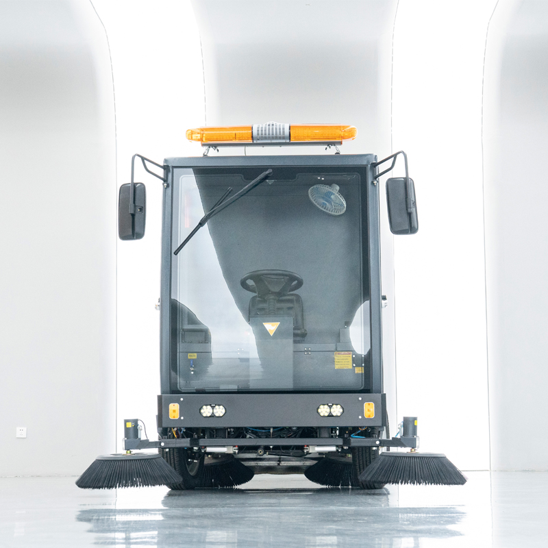 Chancee U220C Electric New Large Industrial Automatic Ride-On Street Sweeper Car With 240L Bin
