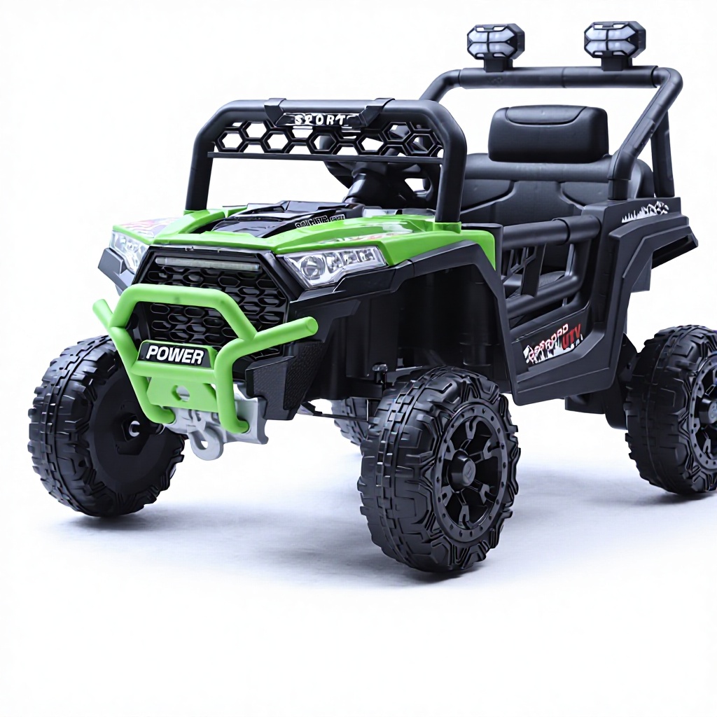 Large-Space All-Terrain Electric Off-Road Vehicle for Children Independent Four Wheel Drive Wilderness Mountain Sand Feature Car