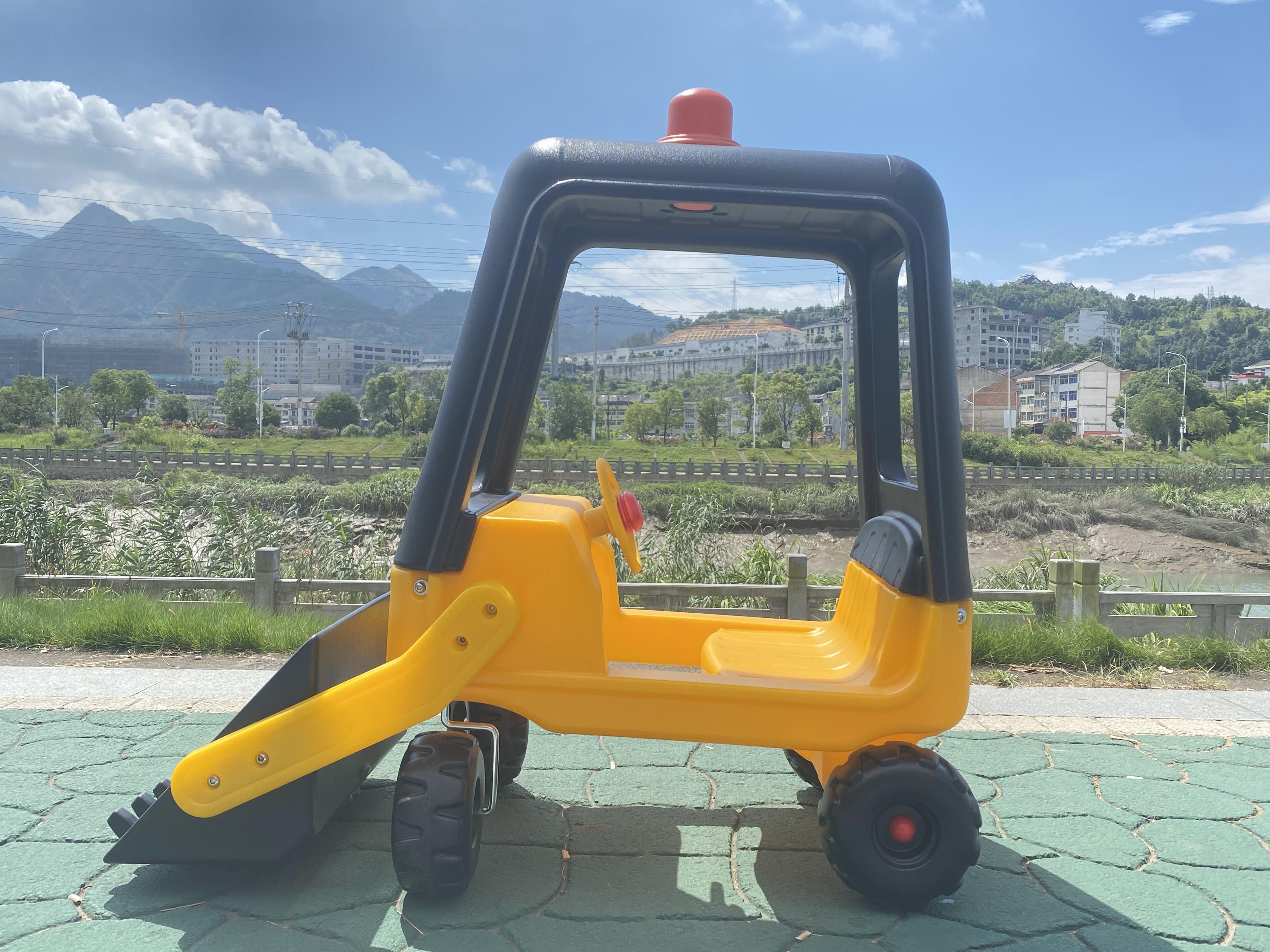 High Quality Kindergarten Toy Engineering Vehicle Durable Children's Plastic Forklift Truck Ride on Toy