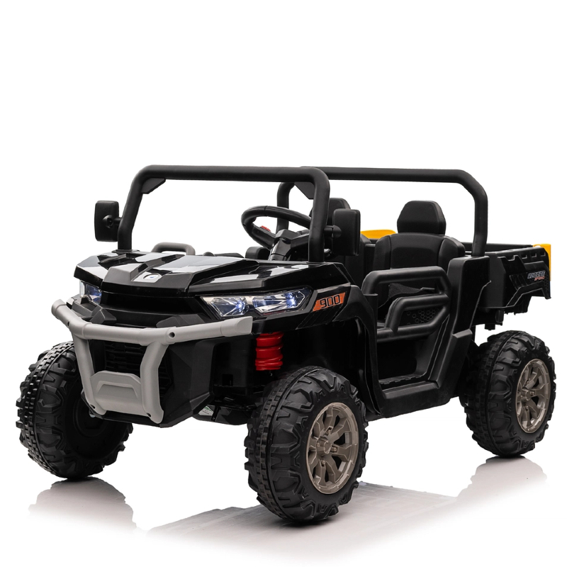 2-seater Children's Electric Plastic Four-wheeled Off-road Ride on Car 12V Battery