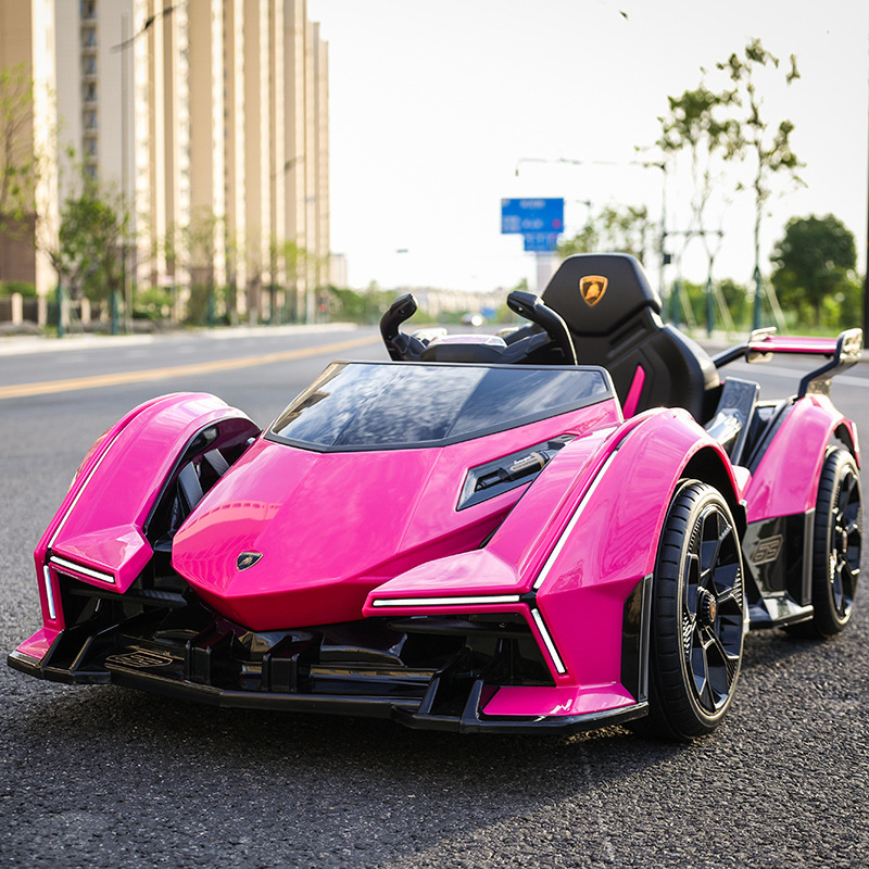 BAB WAY Licensed Style 12V Kids Electric Sports Car Dual Drive with 2.4G Remote Control DDP Shipping for Boys Girls