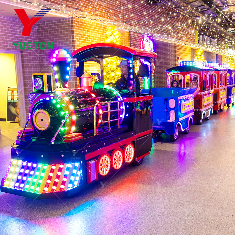 Factory Price Luxury Train Rides 24 Seats Electric Trackless Trains For Kids