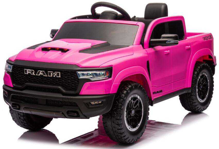 Global Licensed RAM 1500 Super Truck Car Ride on 12V Electric Cars for Kids Ride on Toys Car With Remote Control Vehicle