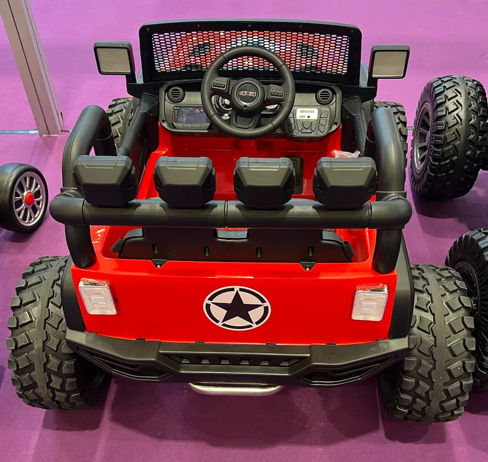 24V Kids Ride on Truck Car W/Parent Remote Control, Spring Suspension, LED Light