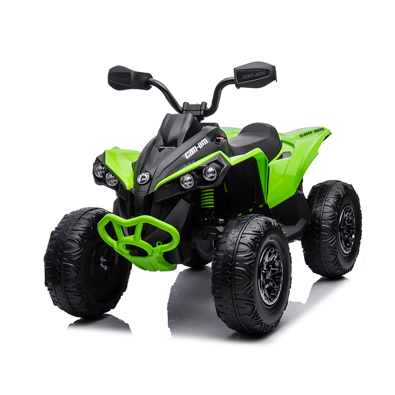 Licensed 4-Wheel 12/24V Battery Powered Electric ATV Plastic Ride-On Toy Car for Children Aged 2 to 7 Years