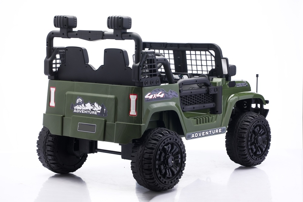 Rechargeable Electric Four-Wheel Drive Children's Off-road Vehicle Remote Control Ride-On Toy Car Made Durable Plastic