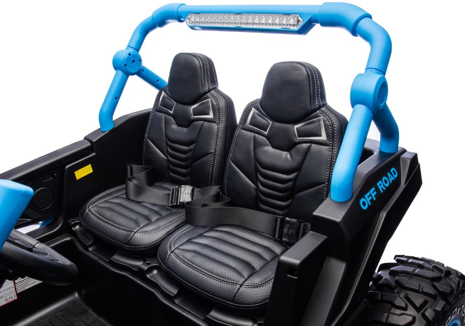 4WD Ride on Car 24V Battery Powered Electric off-Road UTV for Kids, 4X4 Electric Vehicle with 4 Powerful Engines