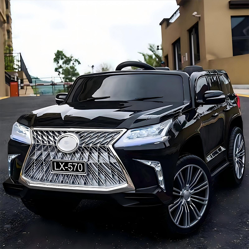 Luxury Rechargeable Toy 12V Electric Unisex SUV Four-Wheel Powered Ride-On Toy for Kids Remote Control Beach Off-Road Toys