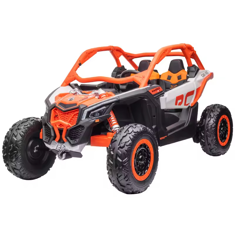 ZX035 Best Price 24V Electric Plastic Kids Ride on Off-Road Toy Can-Am Maverick UTV 2 Seats 5-7 Years Unisex Battery