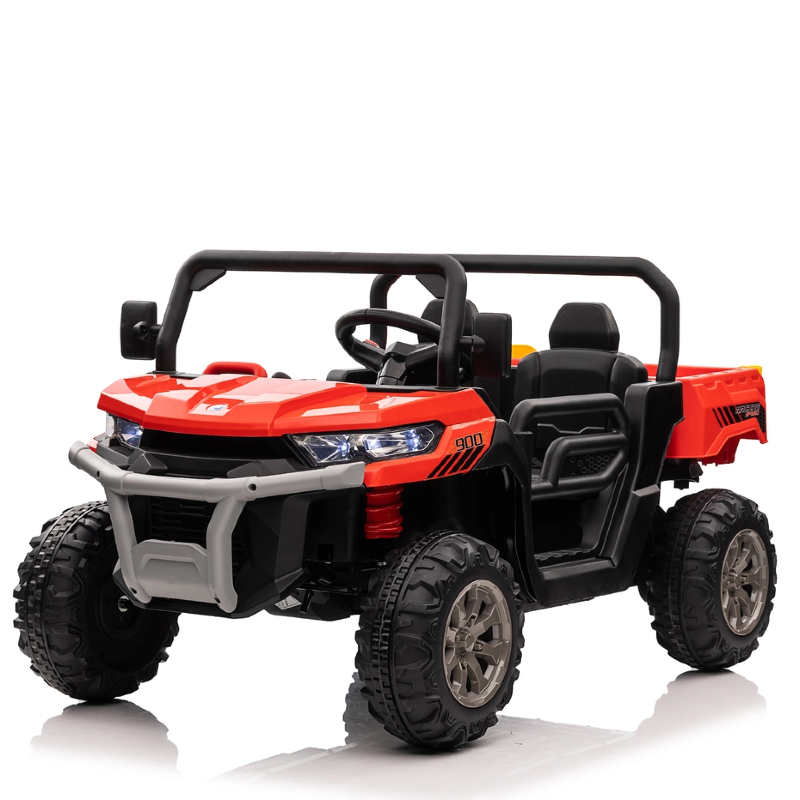 2-seater Children's Electric Plastic Four-wheeled Off-road Ride on Car 12V Battery