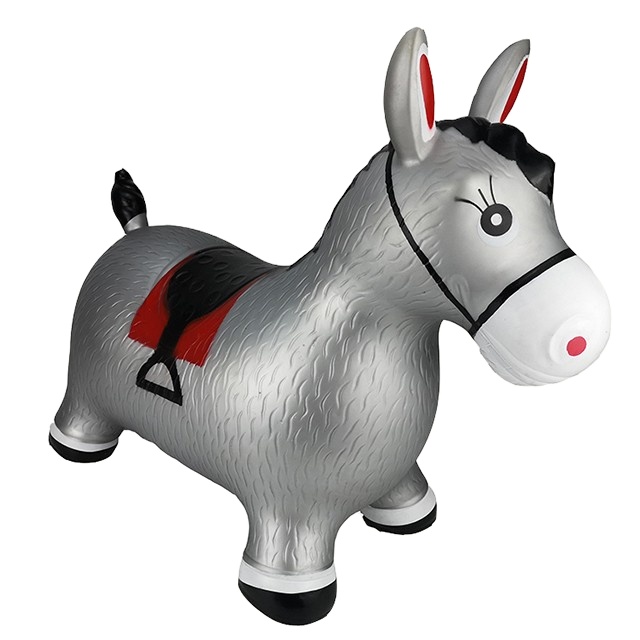 Customized Inflatable Ride-on Rubber Bouncing Animal Toys for Kids Jump Play Equipment