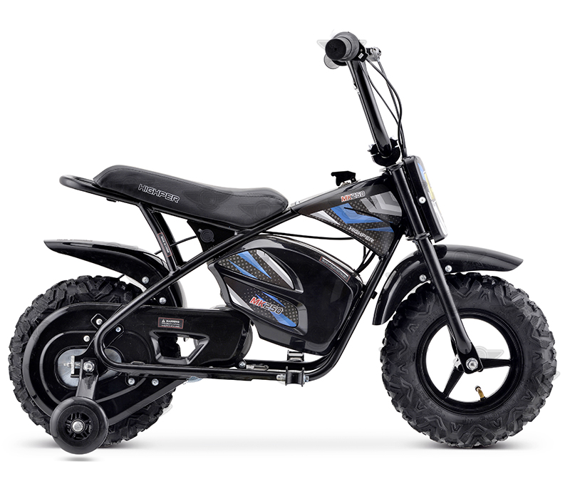 Electric Mini Bike Side View