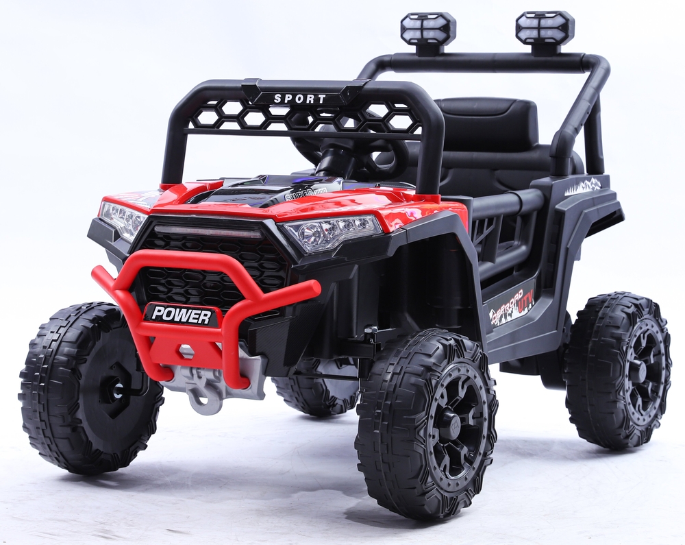 Large-Space All-Terrain Electric Off-Road Vehicle for Children Independent Four Wheel Drive Wilderness Mountain Sand Feature Car