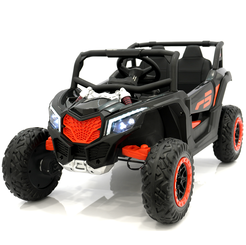 Kids Electric Ride on Car Dual Motor Battery Powered Toy Car with Remote Control LED Lights Children Ride on Vehicle for Ages3-6