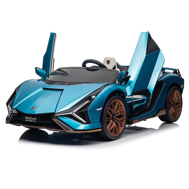 Licensed 24V Parent-Child Ride on Car Kids Electric Sports Car Dual Seat Battery Powered Car for Kids and Parents to Drive