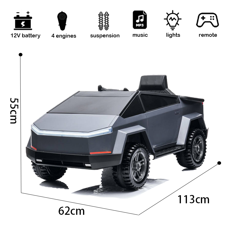 12V Electric Ride-On Cars for Kids - Licensed Battery-Powered Toy Vehicles with Parent Remote &amp; Music - Best Gift for Ages 3-8