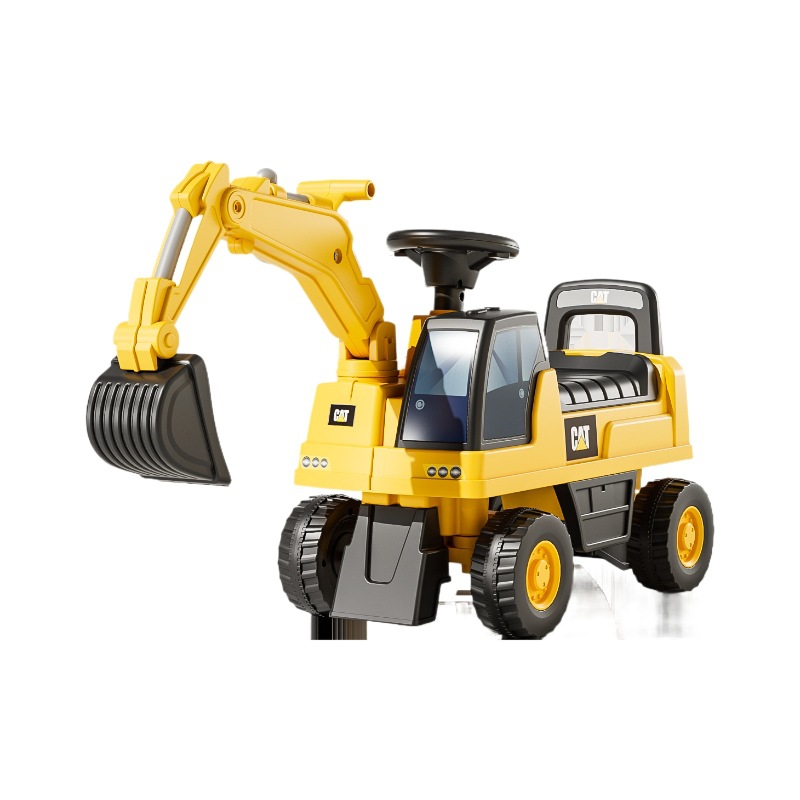 Large Electric Excavator Ride-On Toy for Boys and Girls Children's Construction Vehicle Stock Baby Car for Sitting and Digging