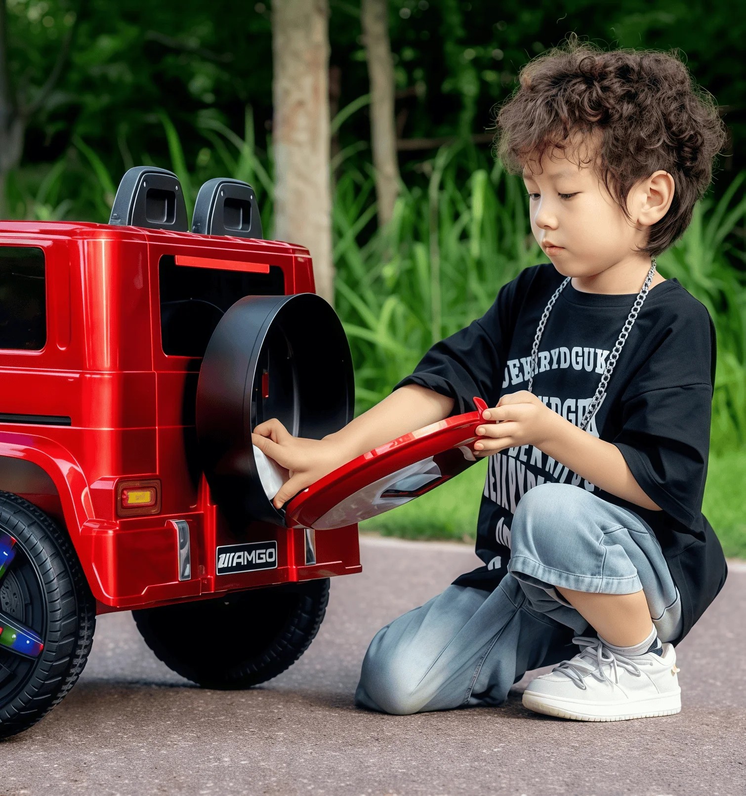 Black Car Electric Cars Remote Control Children 12years Kids Electric Electric Car for Child