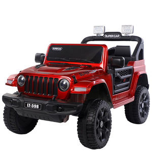 Powerful 12V Electric Ride-On Car for Kids Children's Off-Road Buggy with Four-Wheel Drive Battery Powered Plastic Vehicle