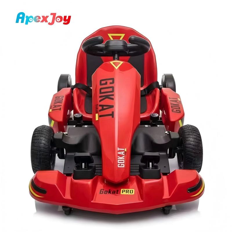 ApexJoy NOVA Twist 500W Dual Motor Kids Electric Go Kart 20km/h Extendable Drift Racing 36V Lithium Amusement Ride on Car Sales