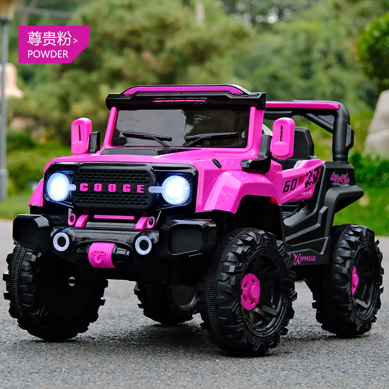Cheap Price Dual-Seated Electric Ride-On Car for Kids Four-Wheel Off-Road Vehicle With Remote Control Toy for Boys and Girls