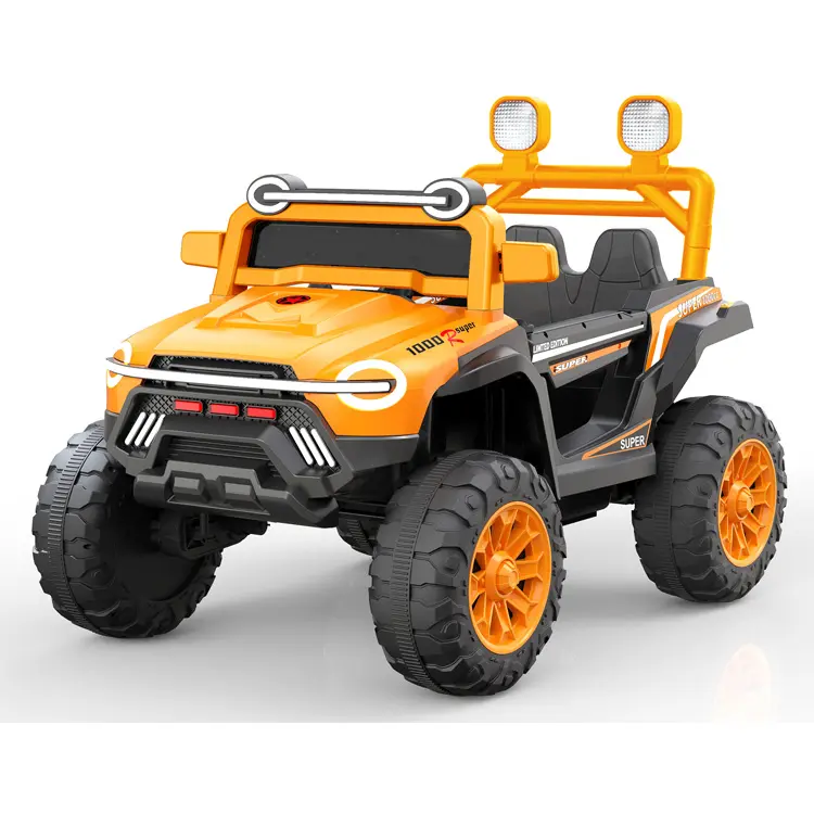 12V 4.5AH 2-Seater Kids Electric Ride on Car SUV with Remote Control LED Lights 2-Seater Kids Electric Ride on SUV Car Music