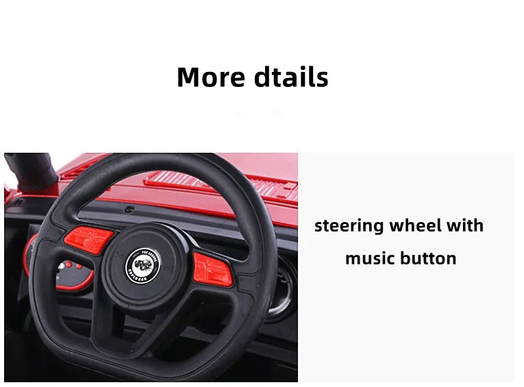 Plastic Material Kid Electric Battery UTV Detailed view 6