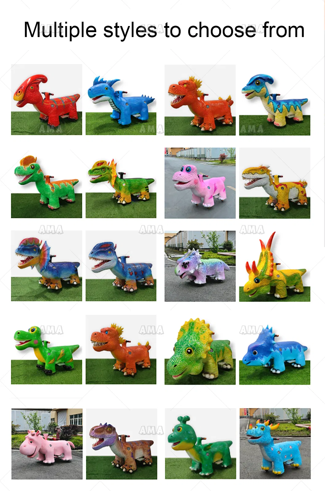 Remote Control Electric Dinosaur Ride-on Vehicle