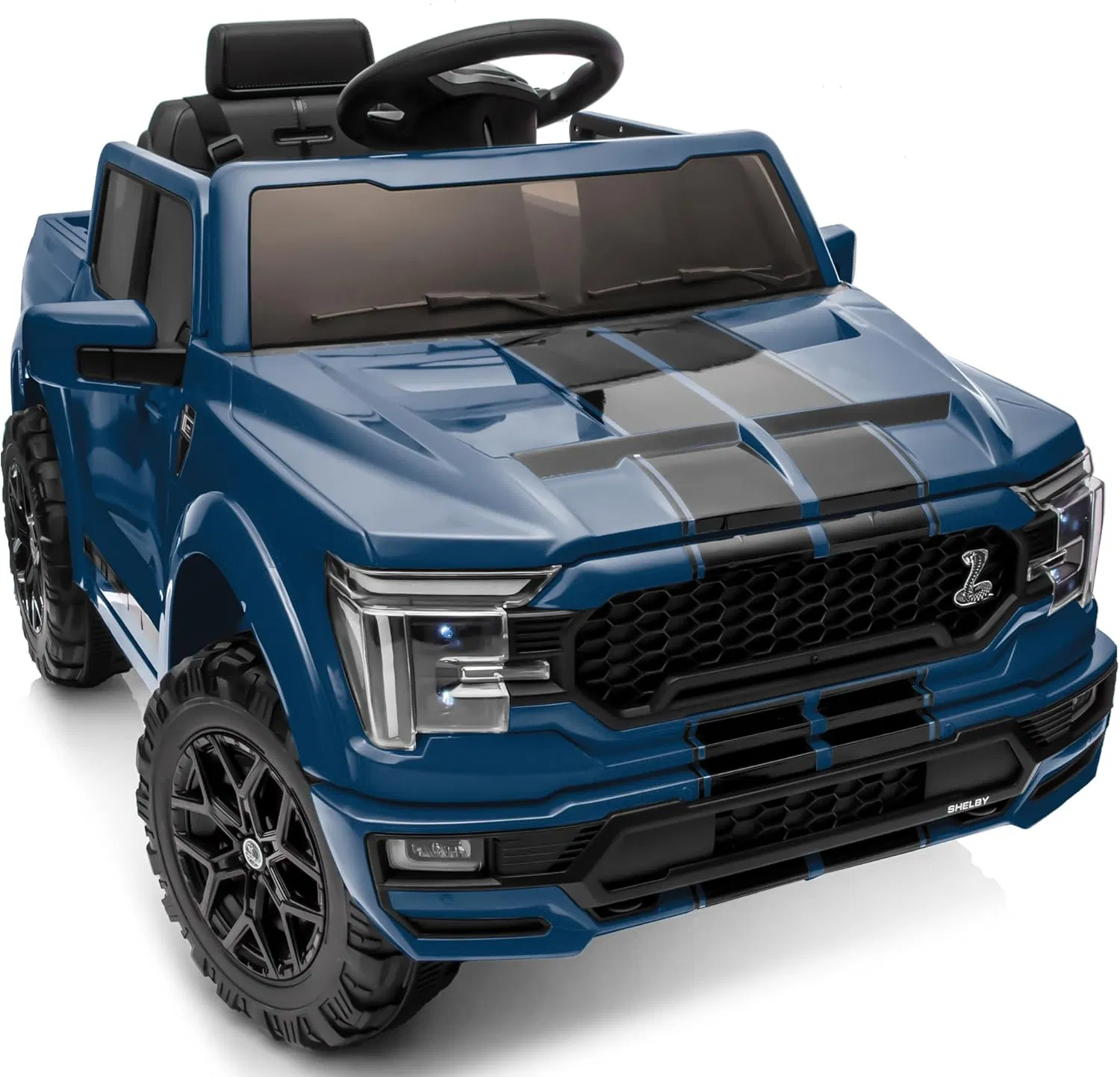 12V Electric Kid's Truck: Shelby F-150 Licensed Ride-on Vehicle