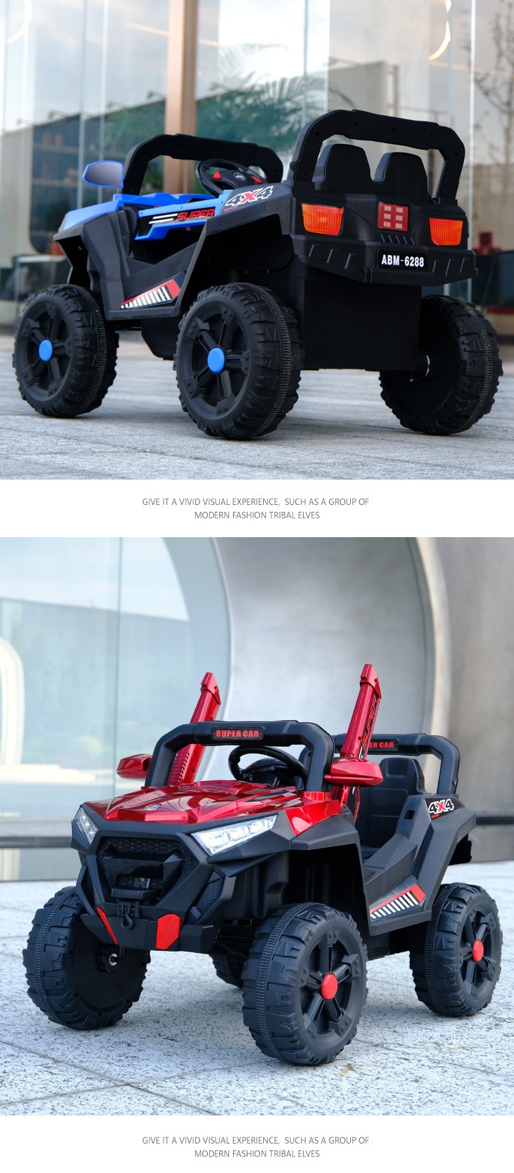 Kids Toy Charging Electric Car Battery Powered Ride on Cars Kids' Off-road Vehicle With Remote Control